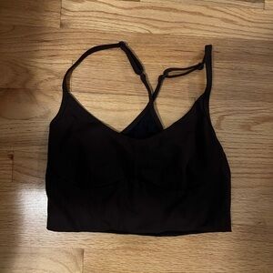 Varley Brown Workout Tank Racerback